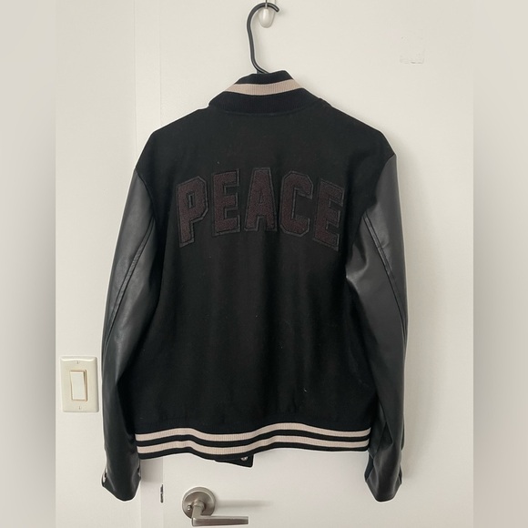 Spiritual Gangster Peace Star Varsity jacket NWT - Picture 5 of 7